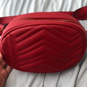 Red Quilted Fannypack